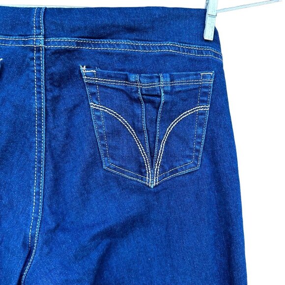 Indigo Dark Blue Maternity Skinny Stretch Size LM - Picture 13 of 15